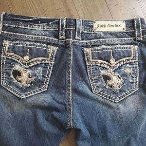 Rock Revival "Fay" Bootcut Jeans Size 33